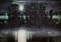 Максим Моргунов — Лунная ночь, 2016 (холст, акрил) фрагмент