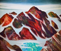 Максим Моргунов — Озеров горах, 2019 (холст, акрил)