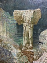 Максим Моргунов — Осколки Атлантиды, 2007 (холст, акрил) фрагмент 2