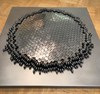 Артур Джаруллаев — Срез городов, 2019 (сталь, сварка, полировальные рабботы)