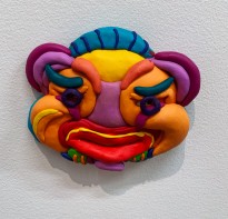 Максим Свищёв — Из серии 'Головы', 2019 (цветная полимерная глина) IX