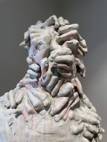 Петр Дьяков — Helper, 2018 (акриловый композит, наполнитель, пигмент) фрагмент