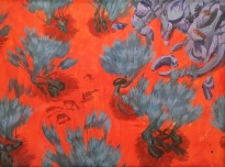 А. Е. Яковлев - Козы (Майорка), бумага, смешанная техника.