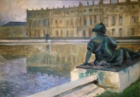 А. Н. Бенуа - Версаль, 1905 г. (бумага, гуашь)