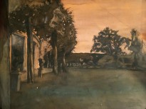 А. Н. Бенуа - Павловск, 1902 (бумага, акварель, карандаш)