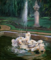 А. Н. Бенуа - Фонтан в Версале, 1903 (холст, масло)