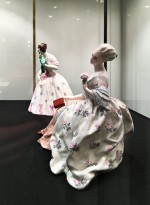 В. В. Кузнецов совместно с Н. Я. Данько - Дама с розой (ракурс), 1930 г. модель 1916-17 гг., фарфор, роспись