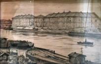 Г. С. Верейский - Тучков буян, 1918 г. (Бумага, смешанная техника)