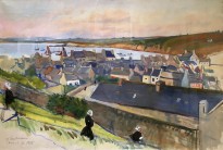 З. Е. Серебрякова - Camaret-Sur-Mer, 1925 (бумага, смешанная техника)