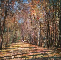 И. И. Бродский - Аллея. Осень, 1922-23 гг. (холст, масло)