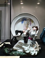 К. А. Сомов - Влюбленные, 1923 г., Модель 1905 г., ГФЗ, фарфор, роспись