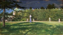 К. А. Сомов - Ораниенбаумский парк, 1901 (холст, масло)