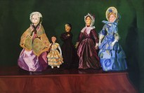 Ю. Л. Оболенская - Куклы, 1915 г. (холст, масло)