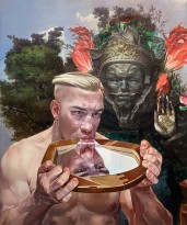 Виктор Сафонкин - Пьющие зеркала, 2020 (холст, масло)