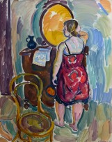 Виктор Тетерин - Перед зеркалом, 1978 (холст, масло)