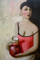 Иван Лубенников - Красное вино или Саломея, 2001 (холст, масло)