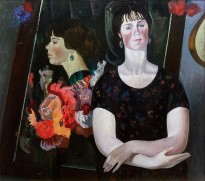 Инна Широкова - У зеркала. Автопортрет, 1978 (холст, масло)