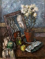Лев Крамаренко - Натюрморт с зеркалом, 1937 (холст, масло)