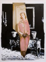 Марио Пароди - Дава в старинном интерьере, 2016 (холст, масло)