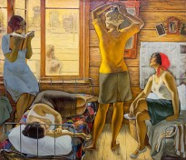 Юрий Ракша (Теребилов) - Моя мама, 1969 (холст, масло)