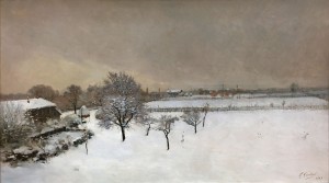 Лоран Гюеталь - В Рондо, 1889 (холст, масло).