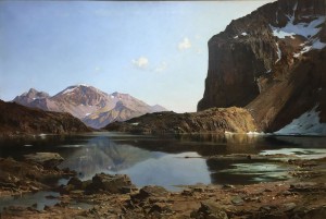 Лоран Гюеталь - Озеро Эйчауда, 1886 (холст, масло).