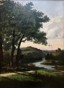 Теодор Равана - Пейзаж, 1860 (холст, масло).