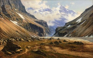 Шарль Бертье - Долина Вене в Сент-Кристоф ан Уазан, ок. 1894 (холст, масло).