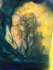 Борис Анисфельд - Сад Гесперид, 1914-16 (холст, масло) фрагмент II