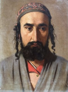 Василий Верещагин - Портрет еврейского торговца, 1883 (холст, масло)