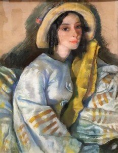 Зинаида Серебрякова - Портрет Мариэтты Франгопуло, 1922 (бумага, пастель)