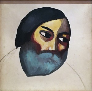 Казимир Малевич - Голова Крестьянина, ок. 1911 (этюд картины 'Крестьянские похороны')