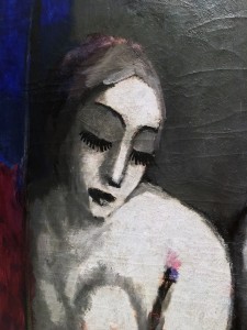 Кес Ван Донген - Две обнаженные на балконе, 1922 (холст, масло) фрагмент 2