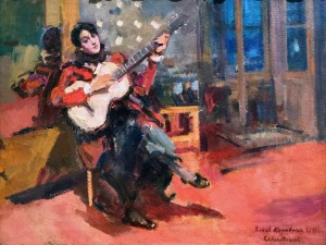 Константин Коровин - Гитаристка, 1915 (холст, масло)