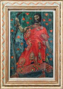 Лев Бакст - Креон. Эскиз костюма к трагедии Софокла 'Антигона', 1904 (бумага, акварель, гуашь)