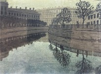 Анна Остроумова-Лебедева — Екатерининский канал (Грибоедова), 1908
