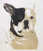 Анна Остроумова-Лебедева — Бобби, 1925 (цветная ксилография в три доски)