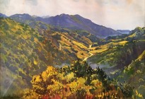 Зинаида Серебрякова - Пейзаж. Франция, 1928 (бумага, гуашь)