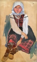 Зинаида Серебрякова - Поля (Крестьянская девушка), 1908