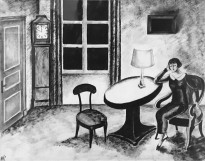 Надежда Шведе-Радлова - Ожидание, 1926 (бумага, соус)