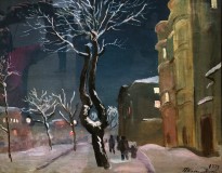 Петр Кончаловский - Городской пейзаж, 1933 (холст, масло)