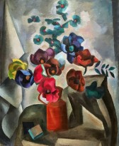 Роберт Фальк - Бумажные цветы, 1915 (холст, масло)