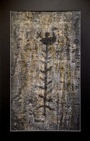 Светлана Георгиевская - Птица на дереве (Новая Залавруга), эстампаж