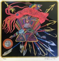 Петр Рейхет — Автопортрет, 1990 (цветная литография)