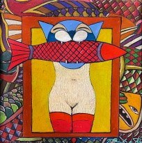 Петр Рейхет — Примавера 2, 1996 (картон, масляная пастель)