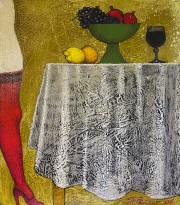 Петр Рейхет — Натюрморт с фрагментом, 2006 (холст, масло)