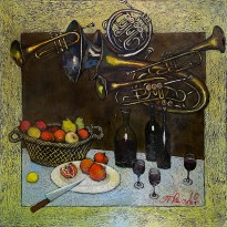 Петр Рейхет — Памяти Павла Татарникова, 2010 (холст, масло)