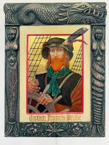 Петр Рейхет — Капитан Френсис Дрейк, 2011 (дерево, левкас, темпера)