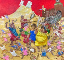 Петр Рейхет — Избиение младенцев, 2012-13 (холст, акрил)