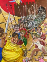 Петр Рейхет — Избиение младенцев, 2012-13 (холст, акрил) фрагмент